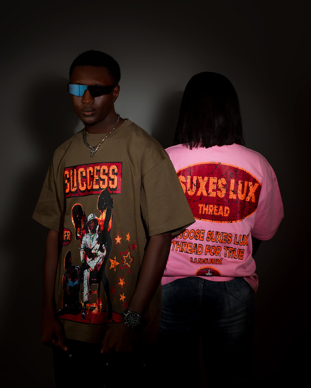 “SUCCESS IS POWER” Graphics T-shirt