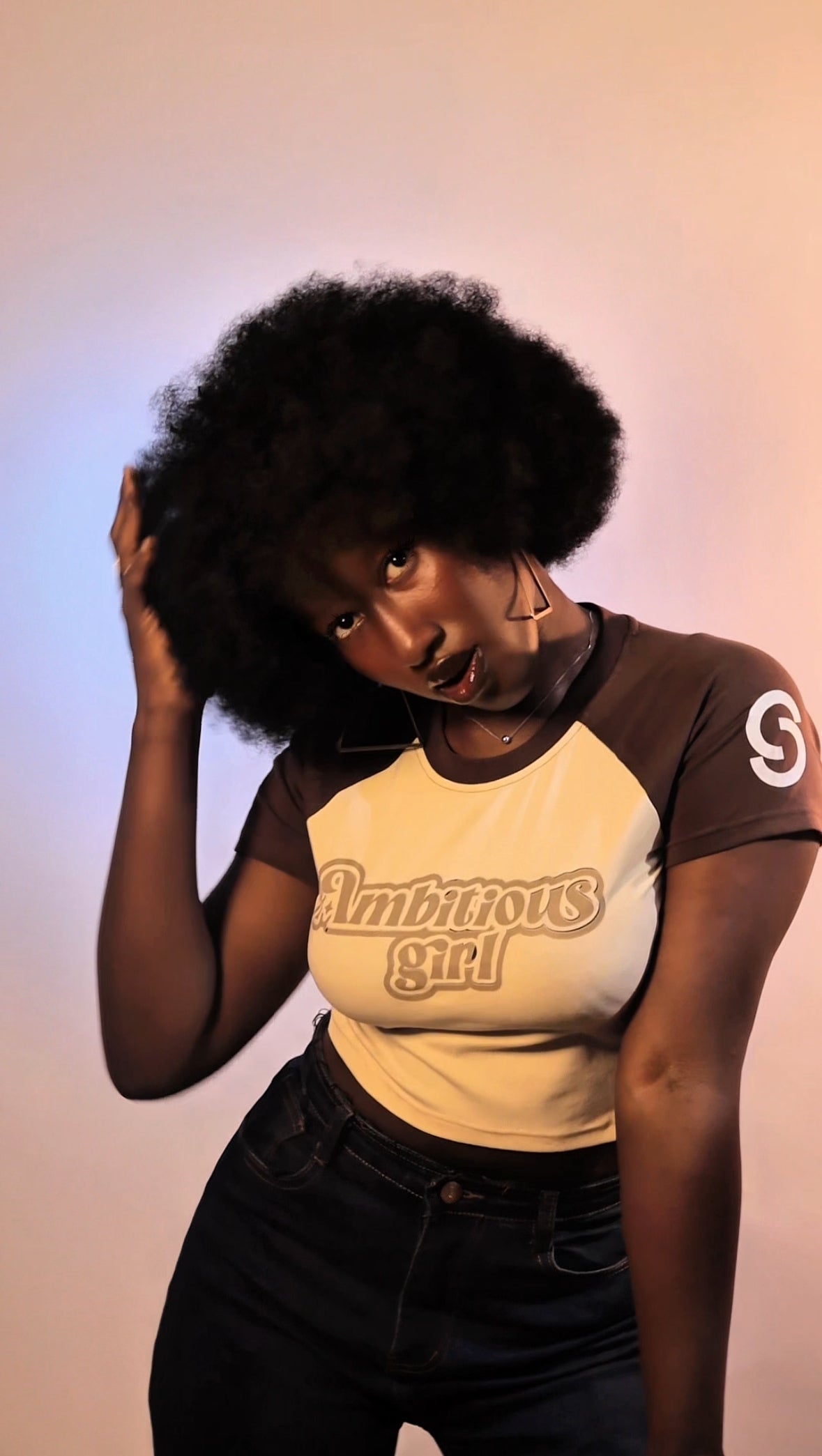 Ambitious Girl crop Top